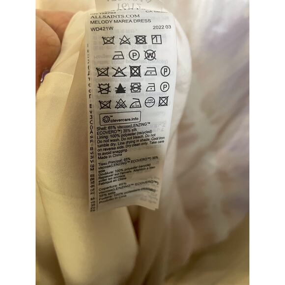 ALLSAINTS Melody Marea Dress Size 12 NWT - Picture 5 of 5